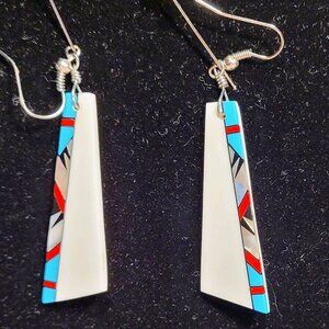 Native American design earrings